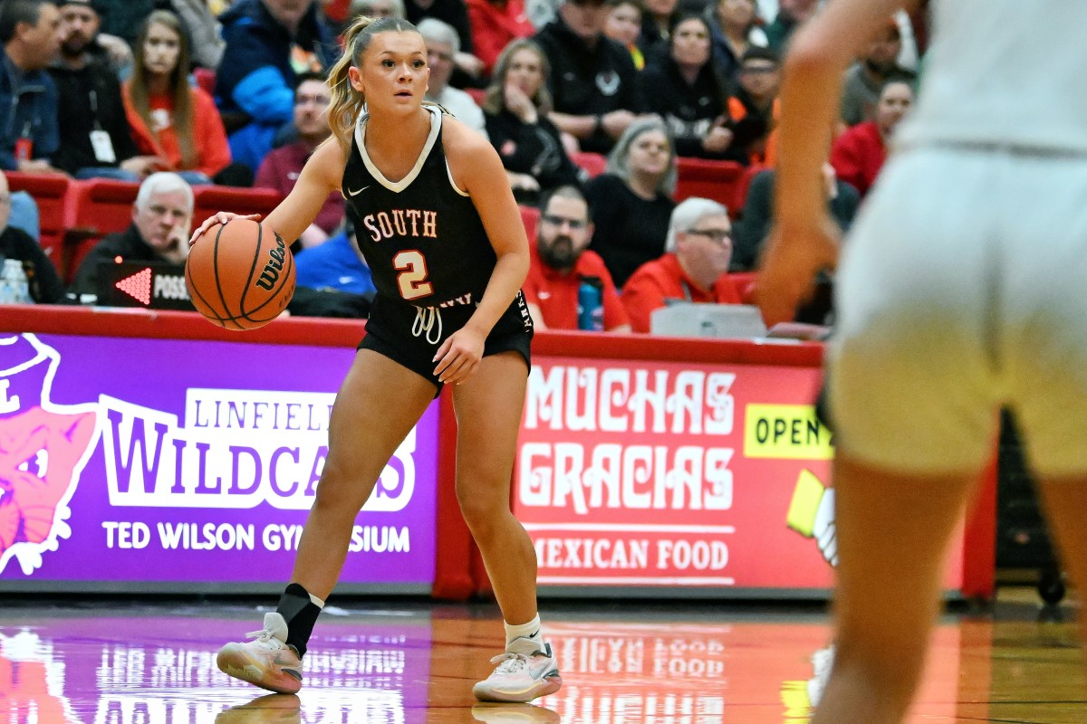 a Corvallis South Albany 5A Oregon girls basketball quarterfinal 2024 Leon Neuschwander 23