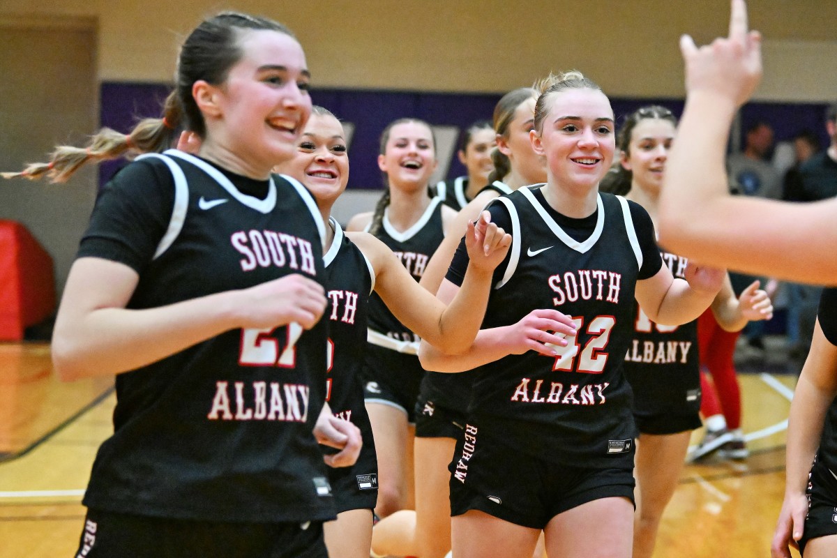 a Corvallis South Albany 5A Oregon girls basketball quarterfinal 2024 Leon Neuschwander 55