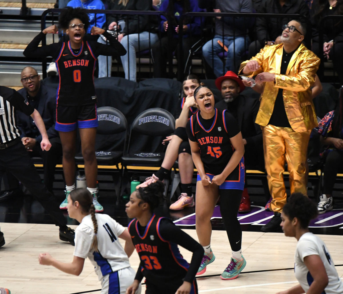 Benson South Medford 6A Oregon girls basketball final 2024 Taylor Balkom 40