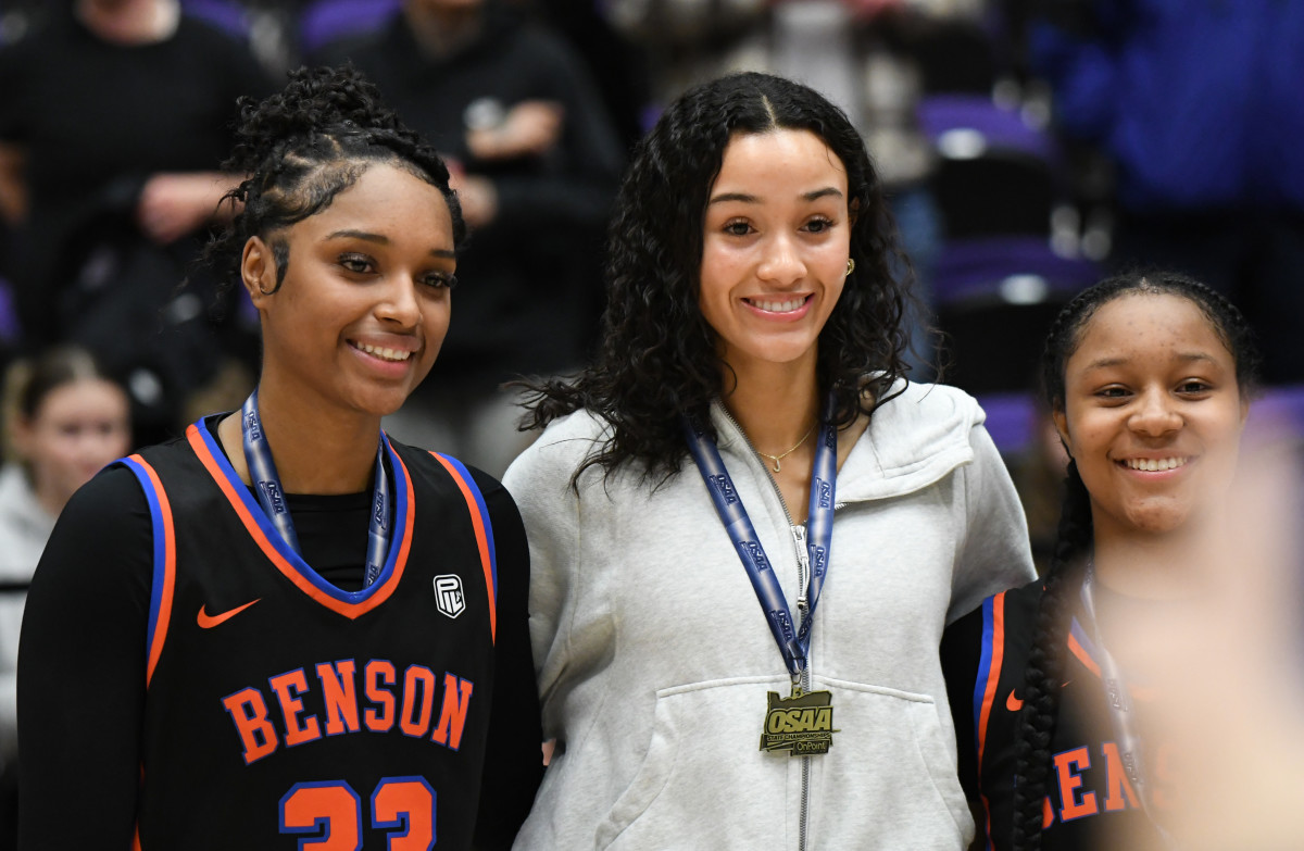 Benson South Medford 6A Oregon girls basketball final 2024 Taylor Balkom 46