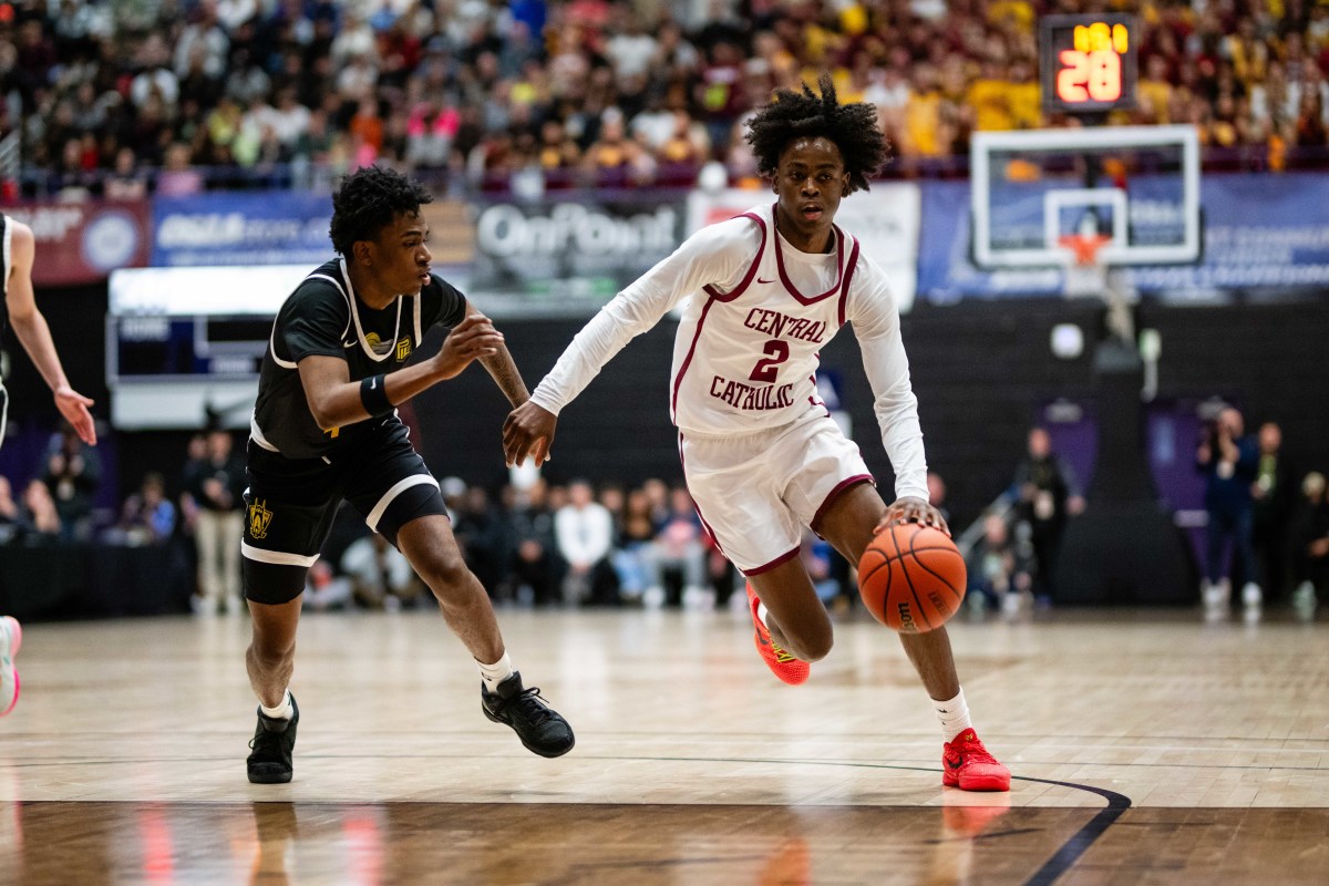 Central Catholic Roosevelt 6A Oregon boys basketball final 2024 Naji Saker-3