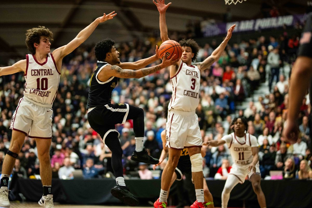 Central Catholic Roosevelt 6A Oregon boys basketball final 2024 Naji Saker-5