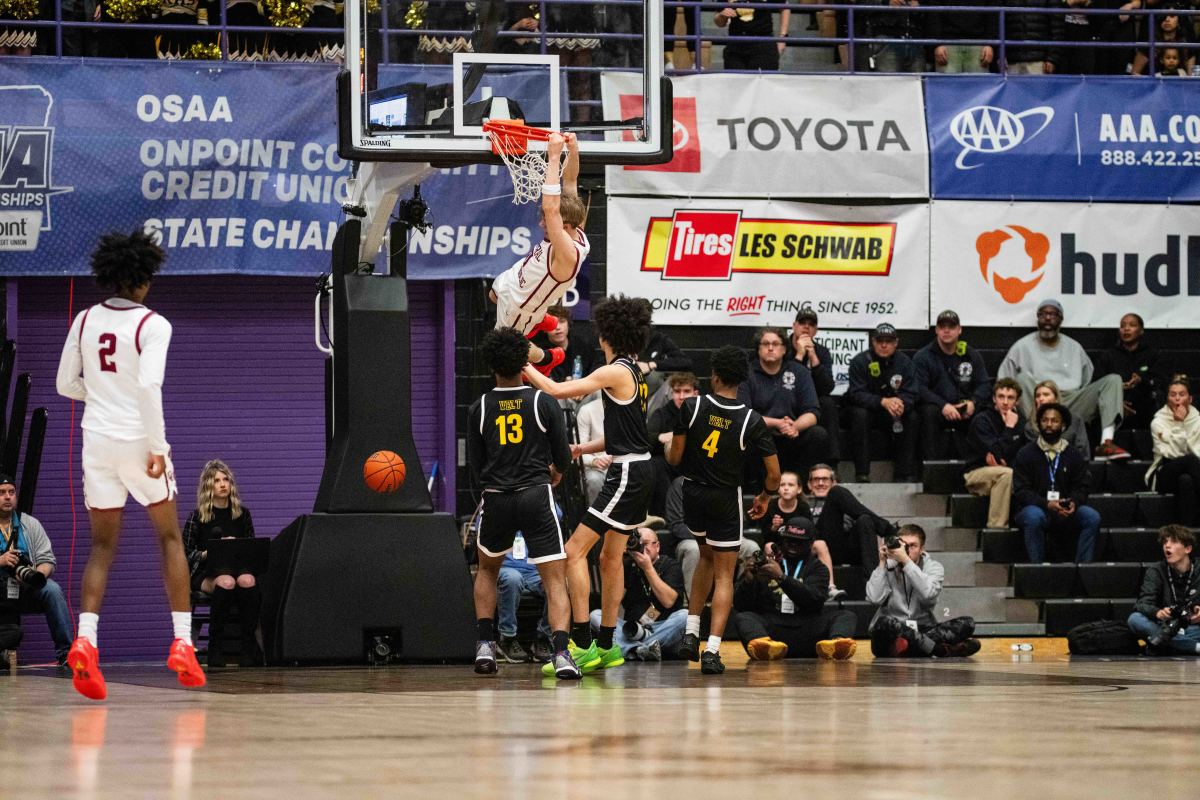 Central Catholic Roosevelt 6A Oregon boys basketball final 2024 Naji Saker-12