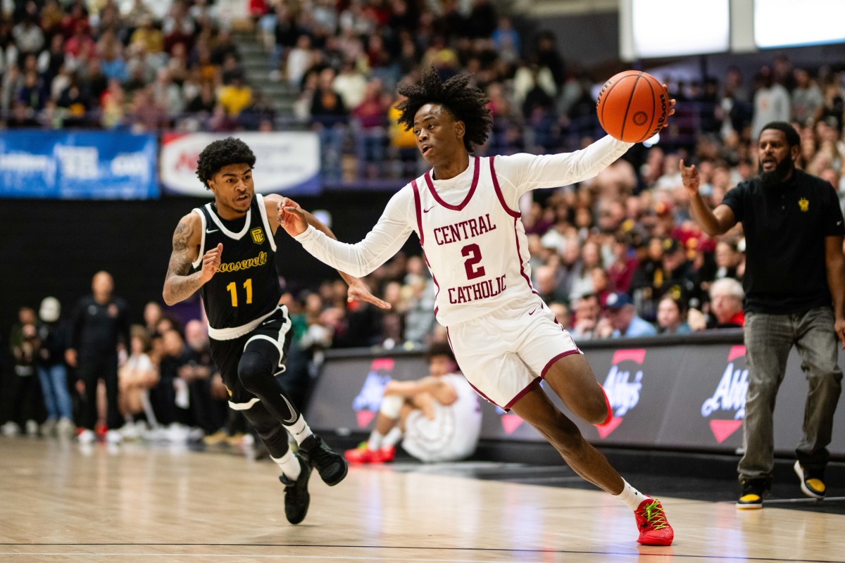 Central Catholic Roosevelt 6A Oregon boys basketball final 2024 Naji Saker-225