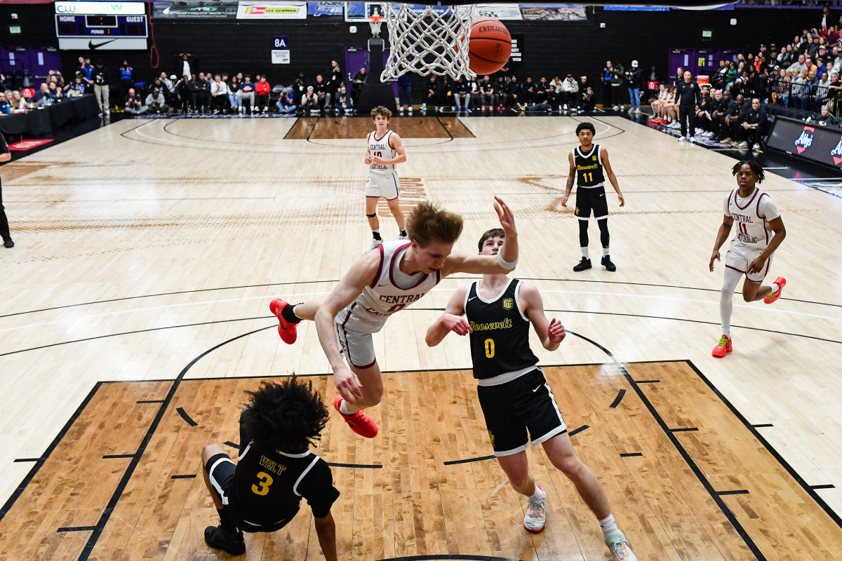 Central Catholic Roosevelt 6A Oregon boys basketball final 2024 Naji Saker-229