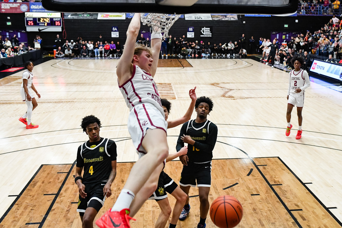 Central Catholic Roosevelt 6A Oregon boys basketball final 2024 Naji Saker-259