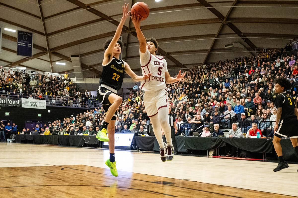 Central Catholic Roosevelt 6A Oregon boys basketball final 2024 Naji Saker-281