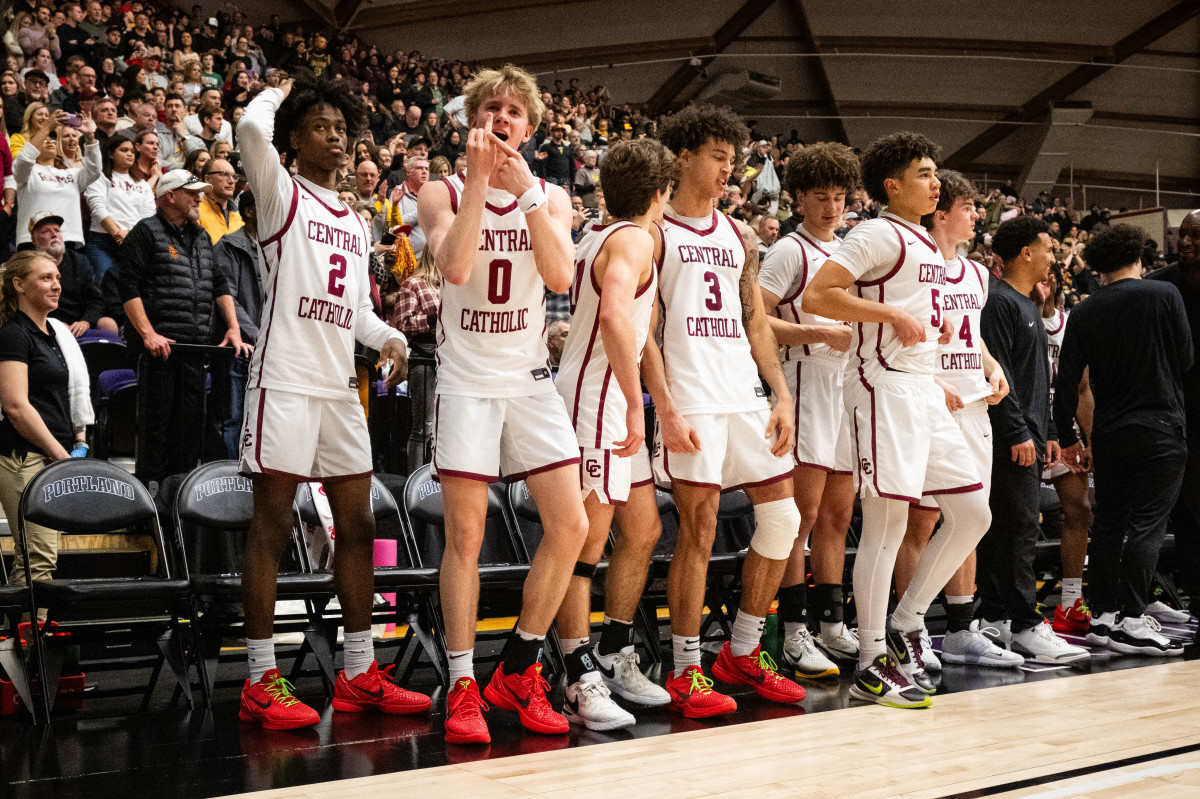 Central Catholic Roosevelt 6A Oregon boys basketball final 2024 Naji Saker-285