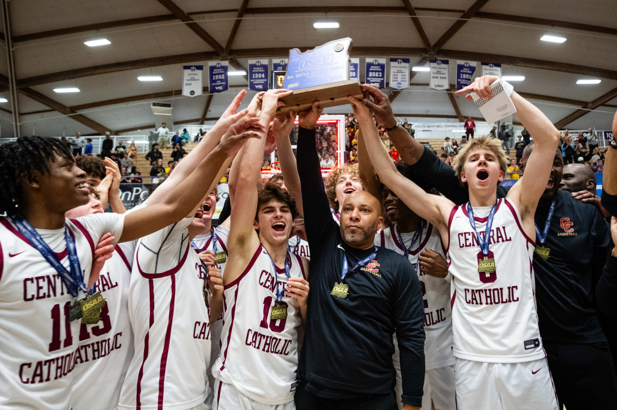 Central Catholic Roosevelt 6A Oregon boys basketball final 2024 Naji Saker-306