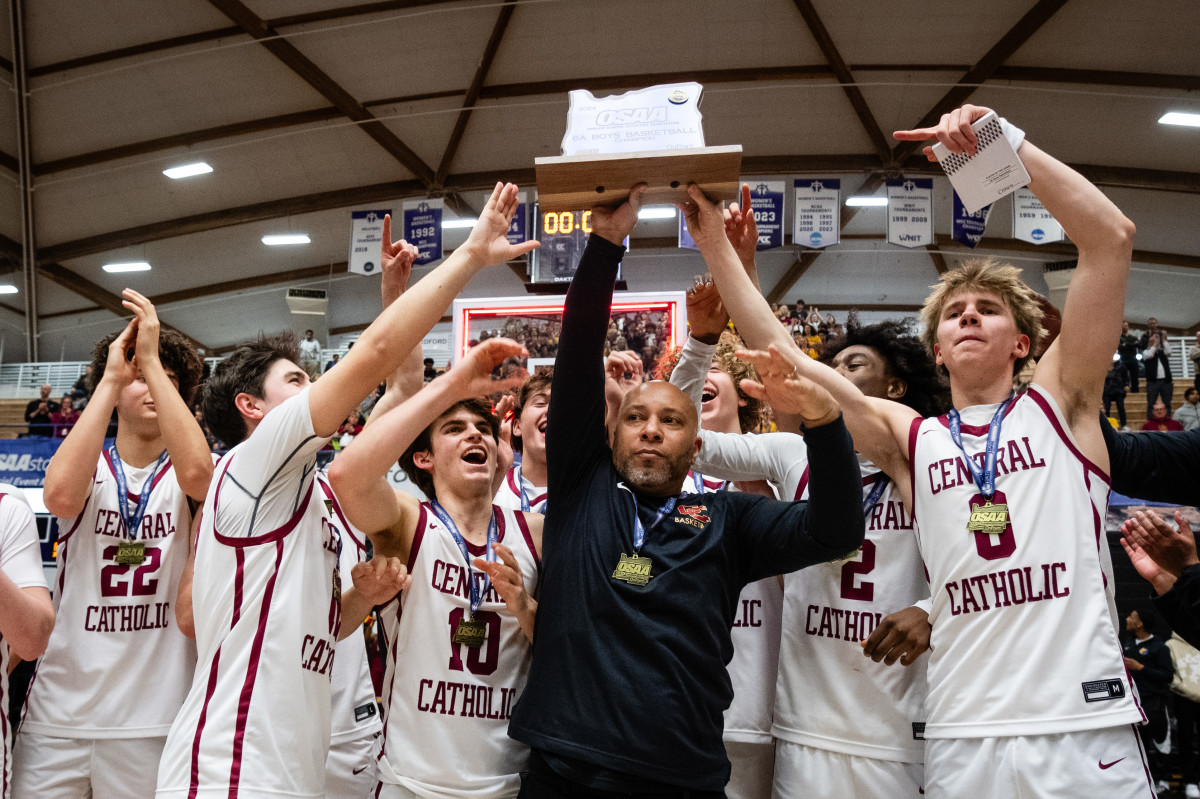 Central Catholic Roosevelt 6A Oregon boys basketball final 2024 Naji Saker-305