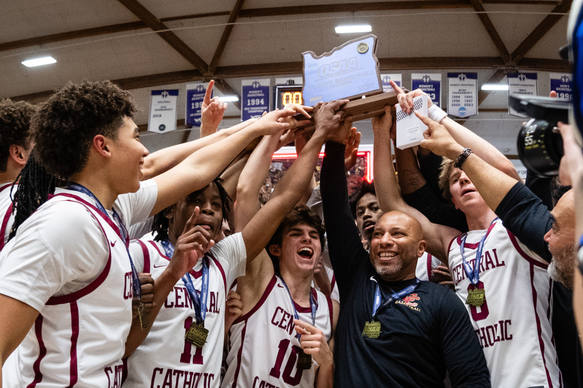 Central Catholic Roosevelt 6A Oregon boys basketball final 2024 Naji Saker-307