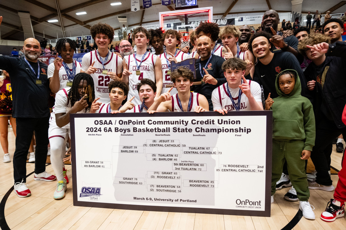 Central Catholic Roosevelt 6A Oregon boys basketball final 2024 Naji Saker-312