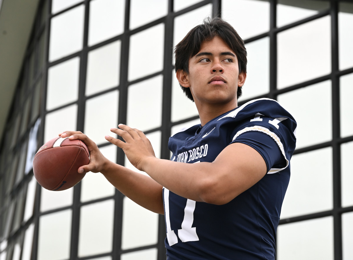 St. John Bosco senior QB Caleb Sanchez has 18 touchdown passes and just one INT through 8 games.