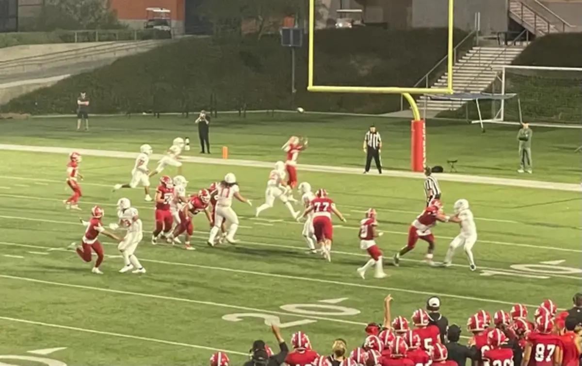 AJ Lateef to 6-6 tight end AJ La for first-quarter score and the only one Orange Lutheran needed.