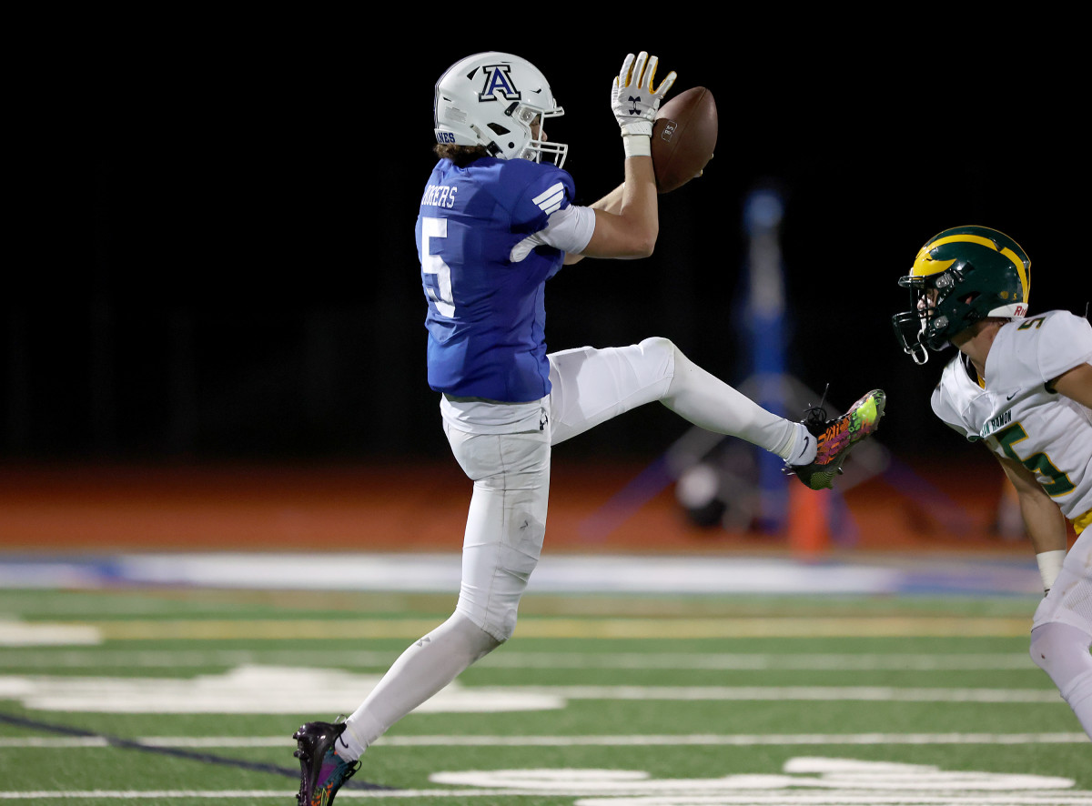 Acalanes' Cal-bound wide receiver Trevor Rogers (5)