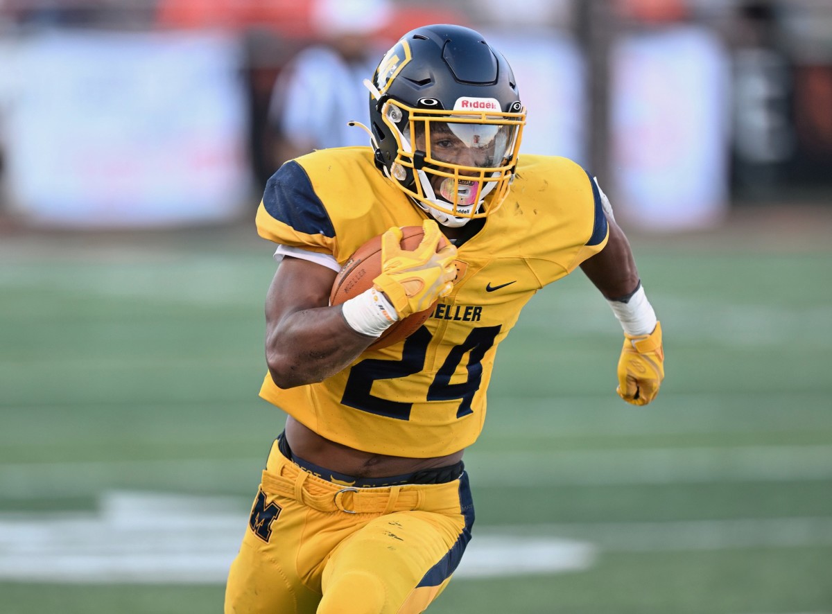 Photo of Archbishop Moeller running back Jordan Marshall by Jeff Harwell