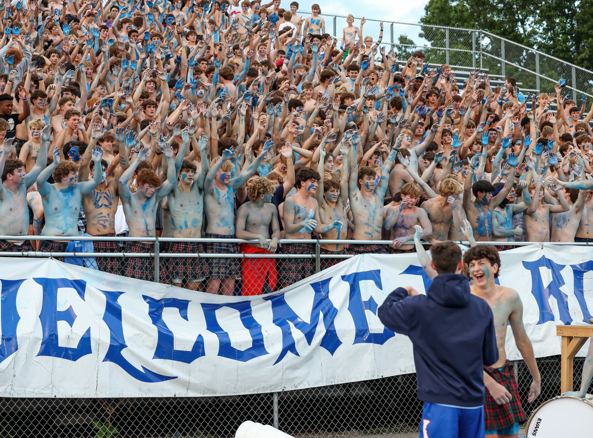 Bishop Miege Kansas at Rockhurst Missouri football 9-22-23 David Smith 23701