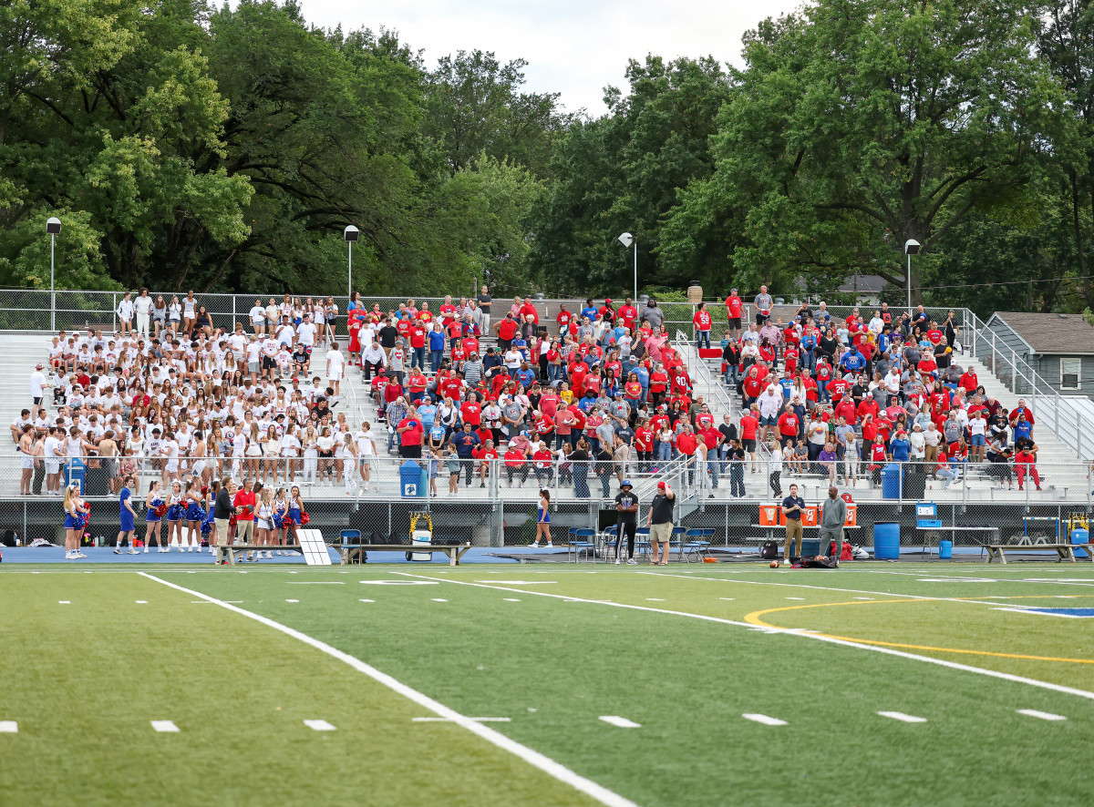 Bishop Miege Kansas at Rockhurst Missouri football 9-22-23 David Smith 23700