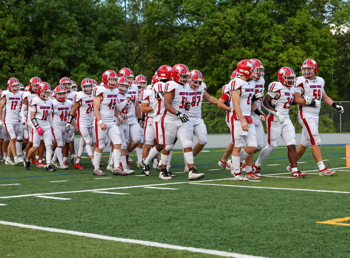 Bishop Miege Kansas at Rockhurst Missouri football 9-22-23 David Smith 23705