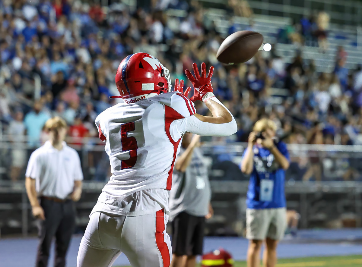 Bishop Miege Kansas at Rockhurst Missouri football 9-22-23 David Smith 23733