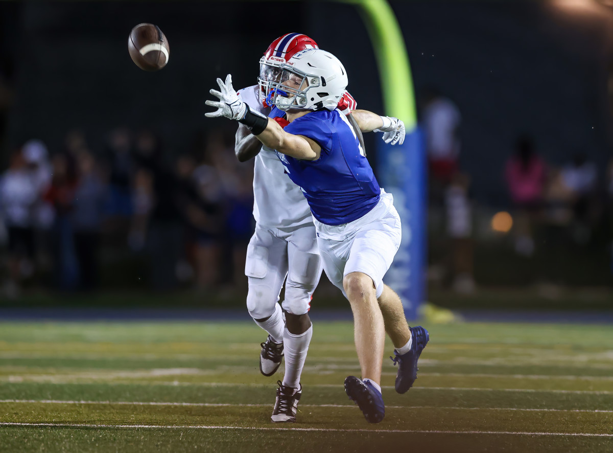 Bishop Miege Kansas at Rockhurst Missouri football 9-22-23 David Smith 23736