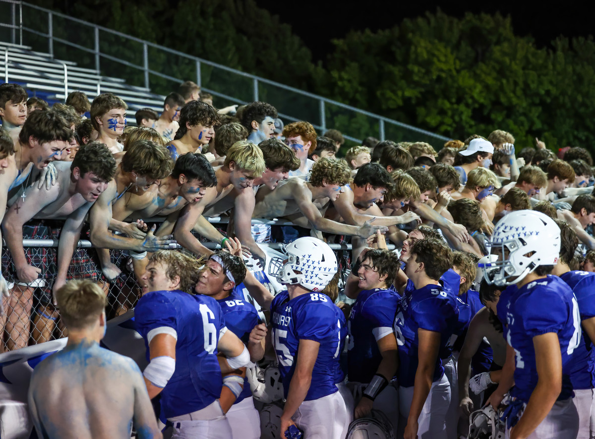 Bishop Miege Kansas at Rockhurst Missouri football 9-22-23 David Smith 23738