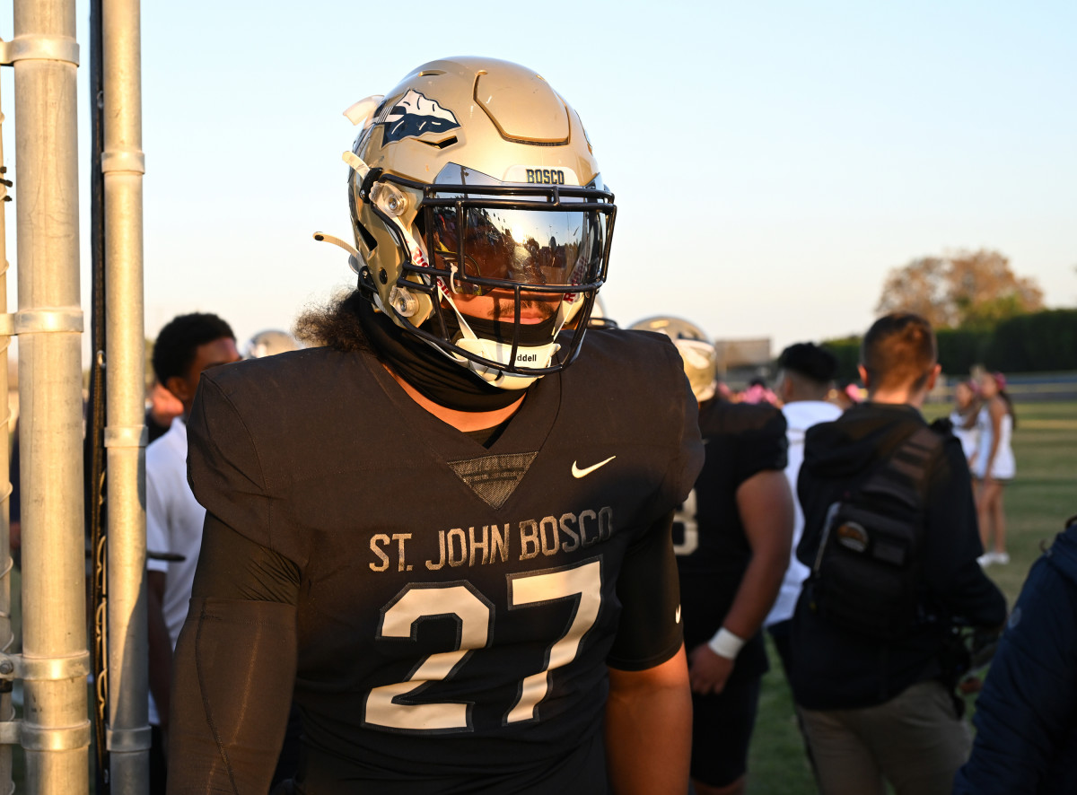 St. John Bosco linebacker Kyngstonn Viliamu-Asa was a menace to offenses' ground and passing game all season.