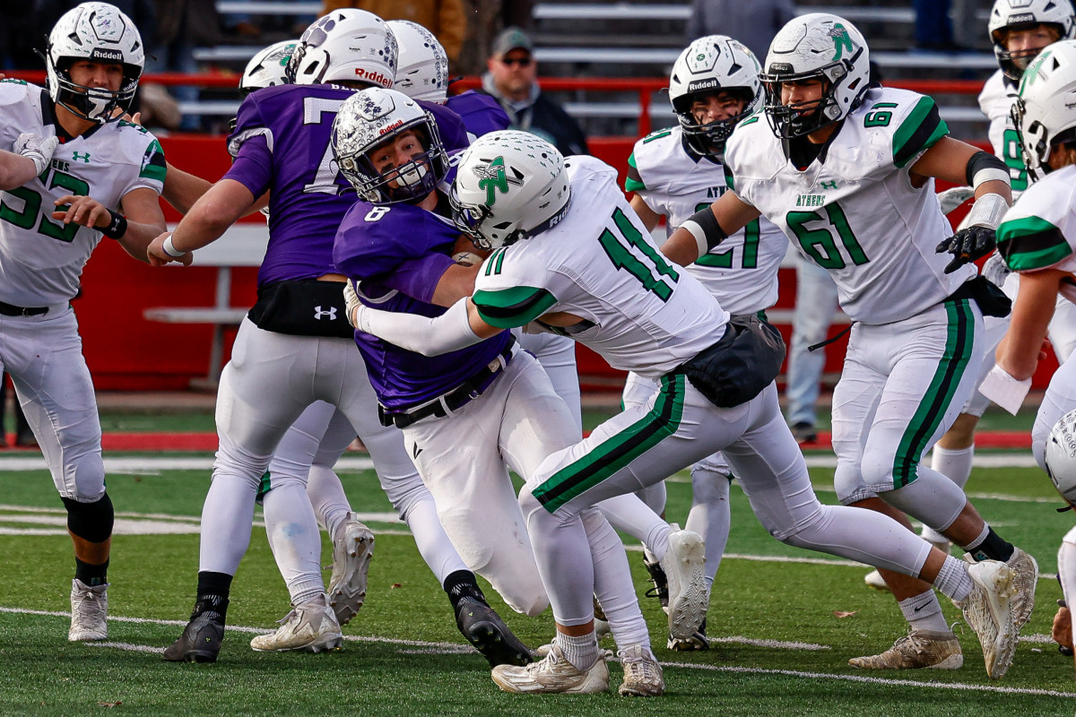 Wilmington Athens Illinois 2A football November 24 2023 Nate Latsch 24243