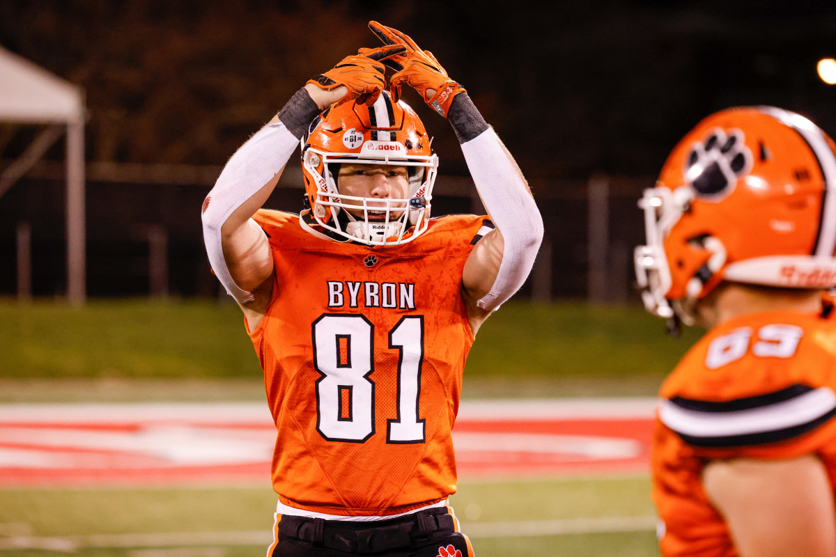 Byron Mount Carmel Illinois 3A football November 24 2023 Nate Latsch 24338