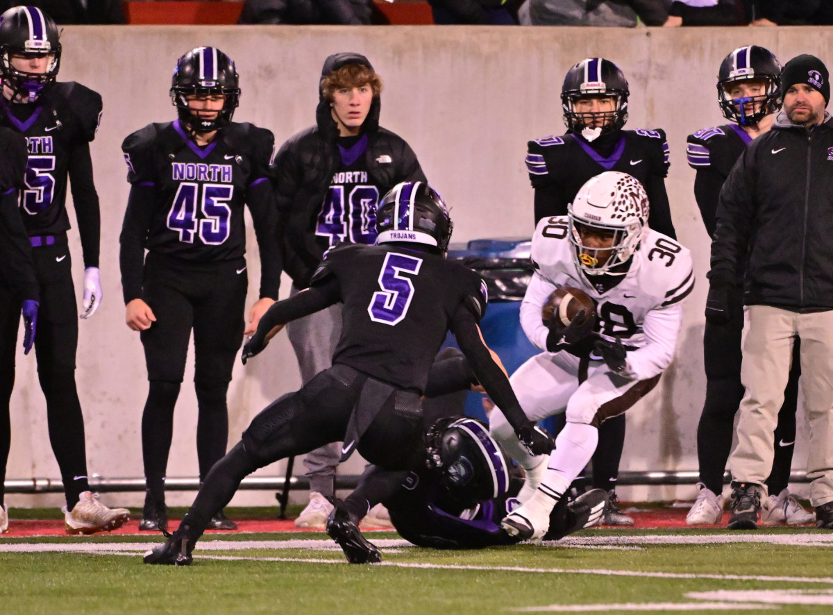 Mount Carmel Downers Grove North Illinois 7A football November 25 2023 Tim Vizer 24485