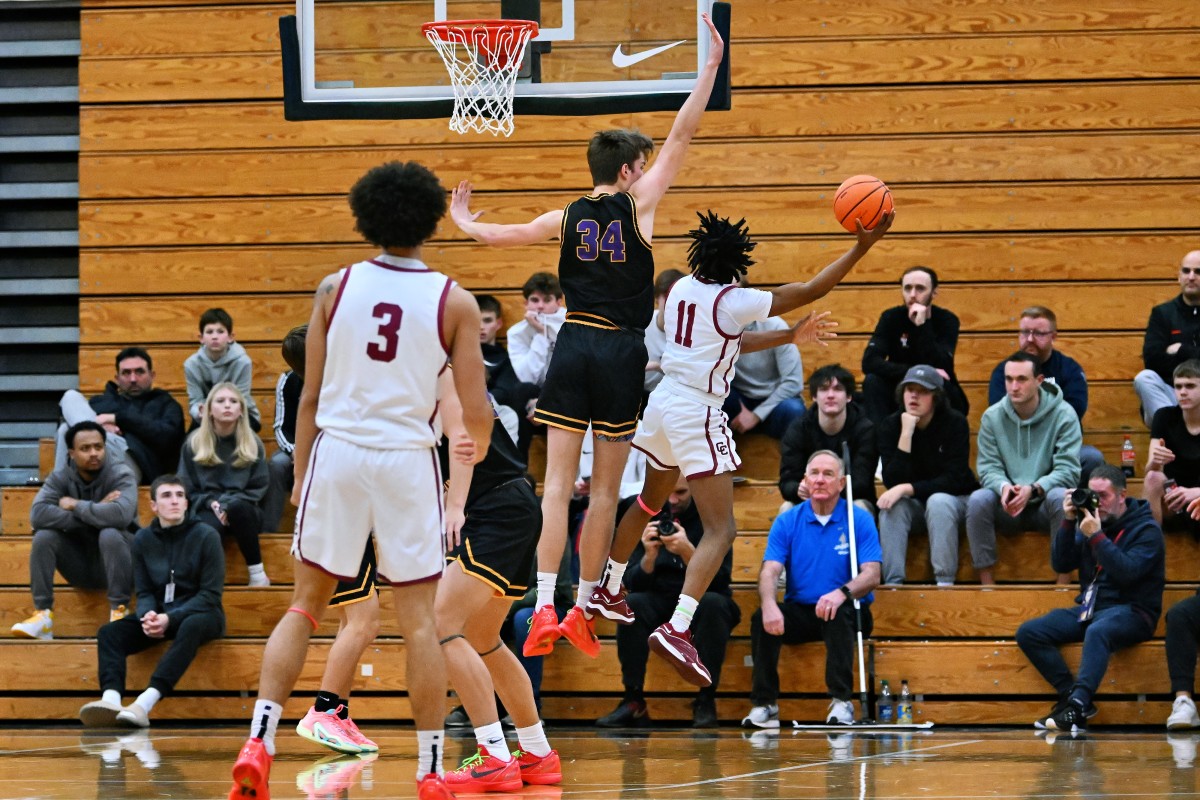 Central Catholic Cascade Christian boys basketball Les Schwab Invitational December 26 2023 Leon Neuschwander 3