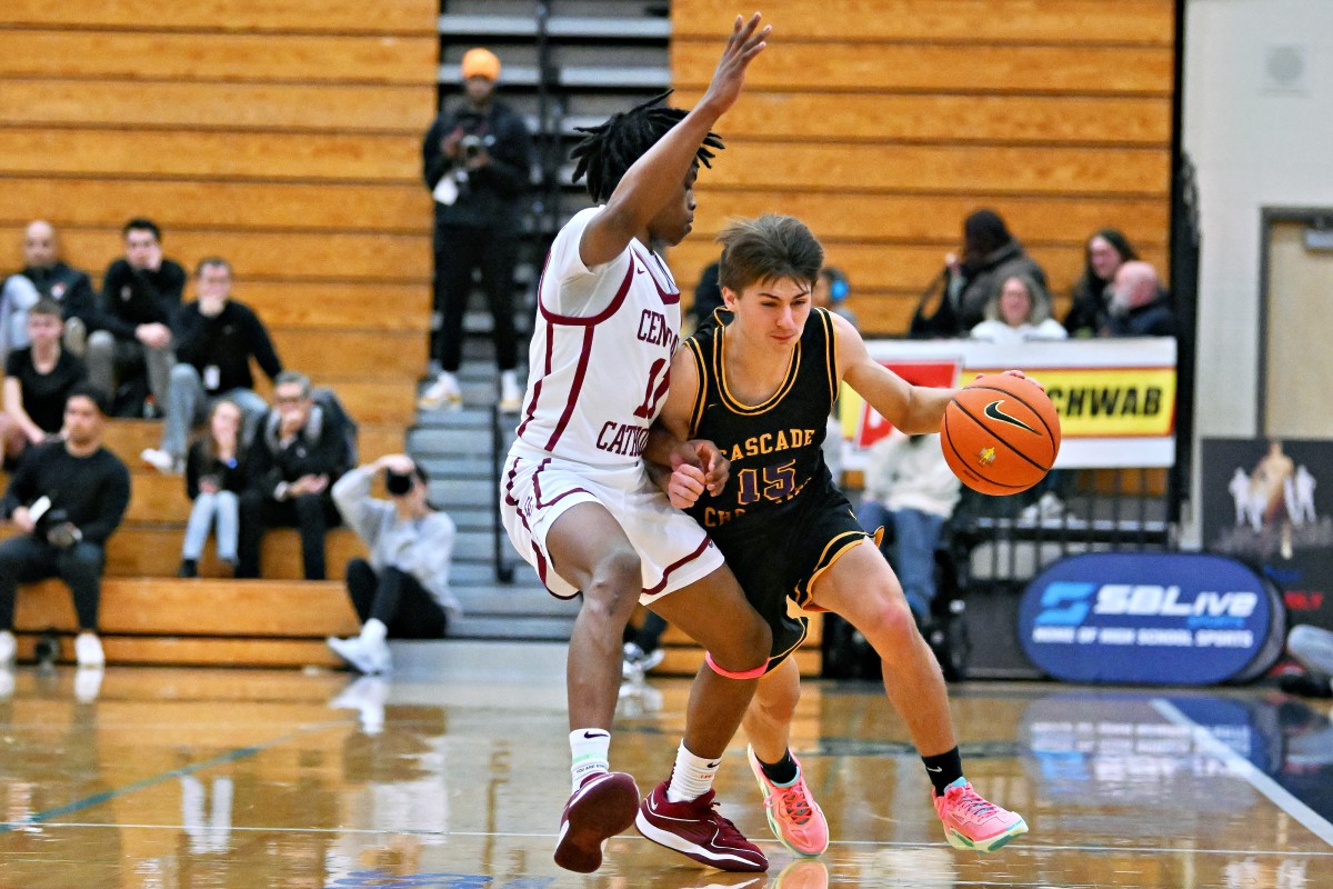 Central Catholic Cascade Christian boys basketball Les Schwab Invitational December 26 2023 Leon Neuschwander 8