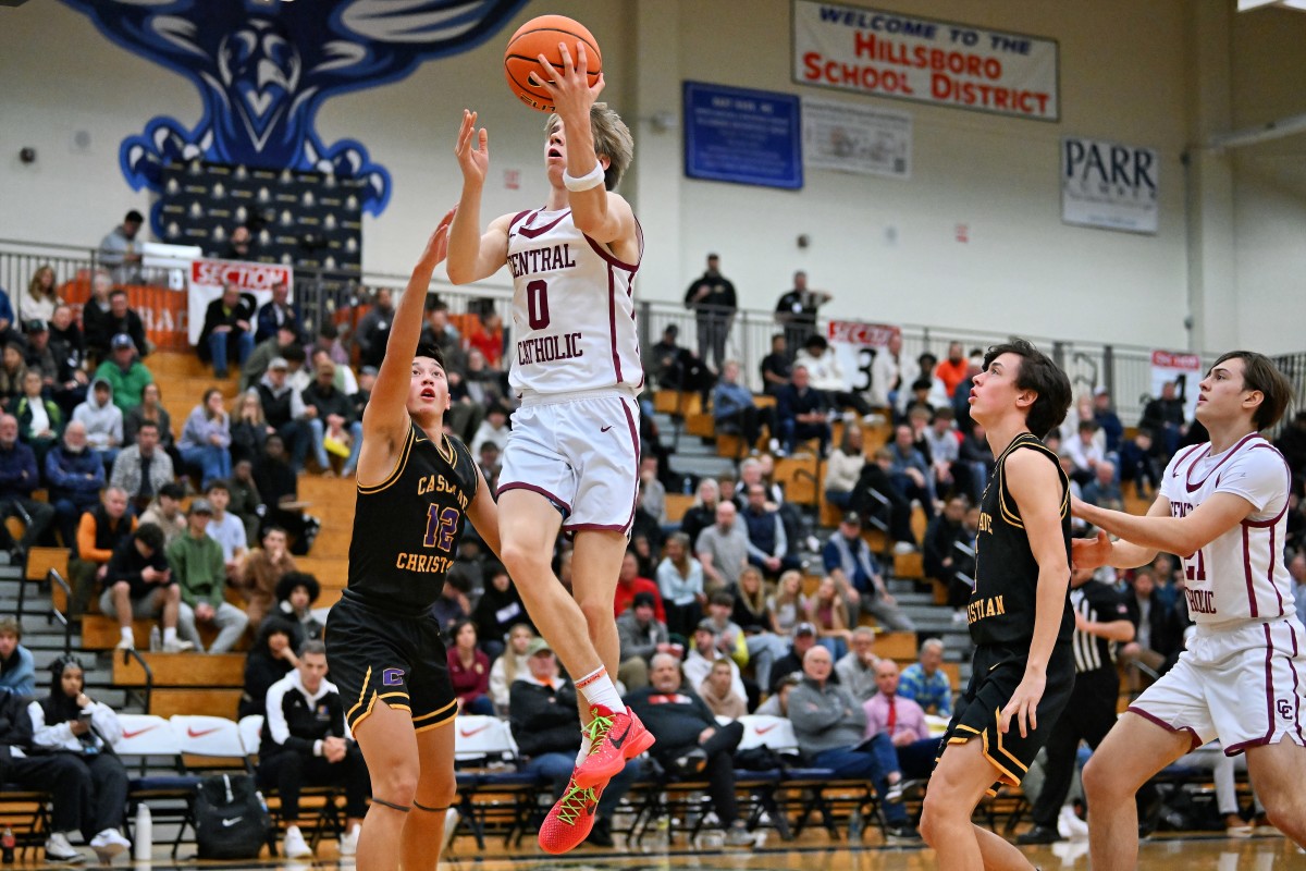 Central Catholic Cascade Christian boys basketball Les Schwab Invitational December 26 2023 Leon Neuschwander 42