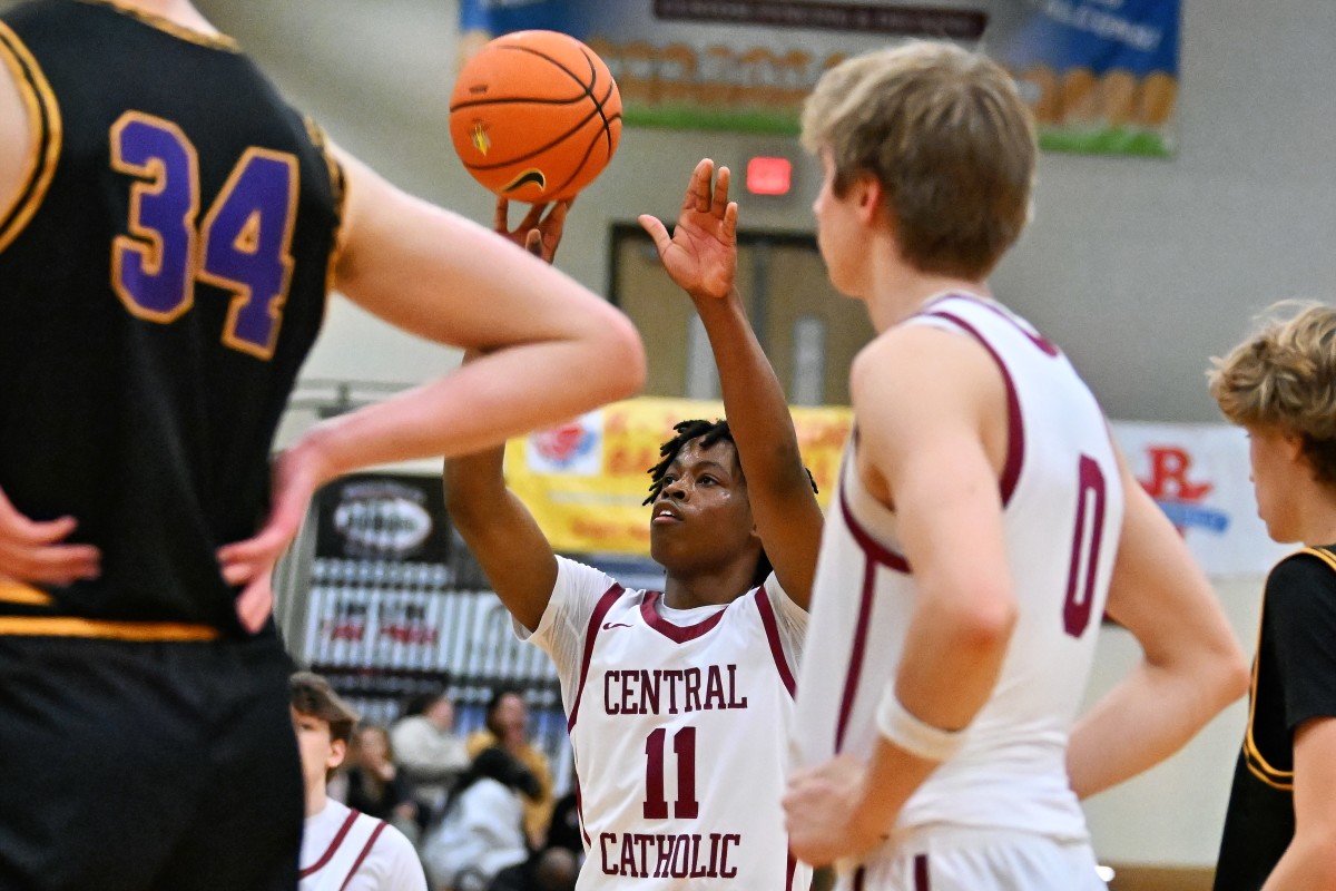 Central Catholic Cascade Christian boys basketball Les Schwab Invitational December 26 2023 Leon Neuschwander 41