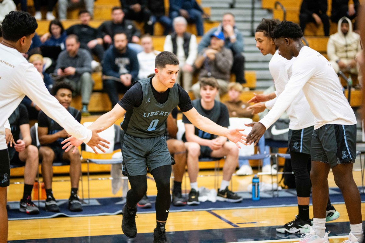 Liberty Harvard Westlake boys basketball Les Schwab Invitational game December 27 2023 Naji Saker-8