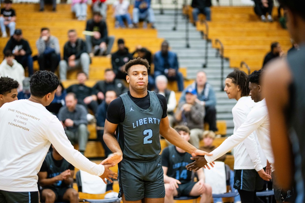 Liberty Harvard Westlake boys basketball Les Schwab Invitational game December 27 2023 Naji Saker-10