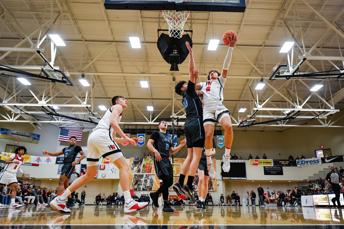 Liberty Harvard Westlake boys basketball Les Schwab Invitational game December 27 2023 Naji Saker-22