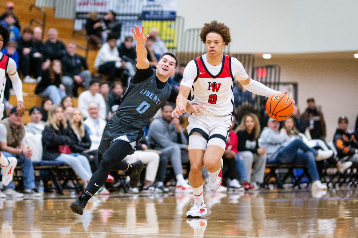 Liberty Harvard Westlake boys basketball Les Schwab Invitational game December 27 2023 Naji Saker-26