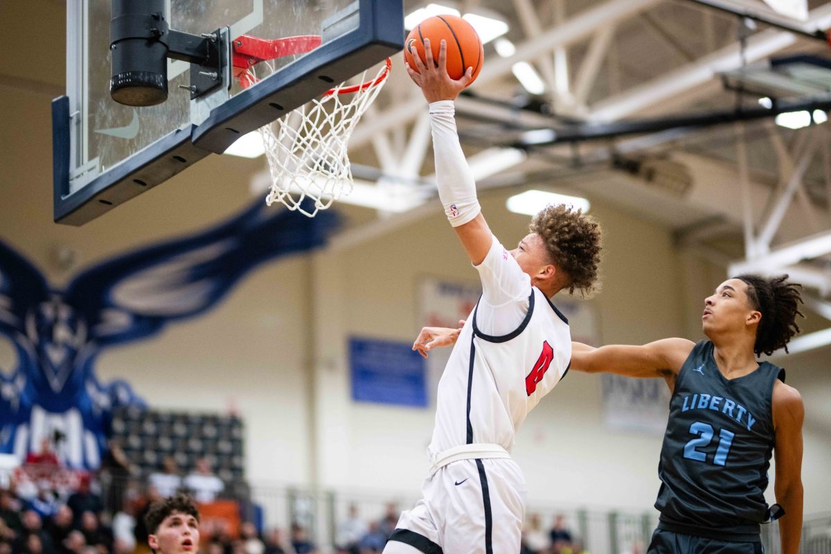 Liberty Harvard Westlake boys basketball Les Schwab Invitational game December 27 2023 Naji Saker-45