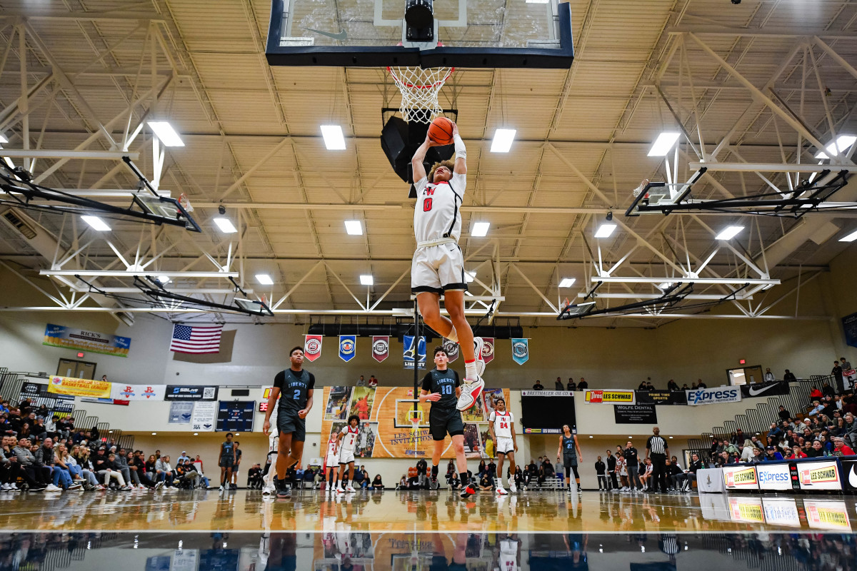 Liberty Harvard Westlake boys basketball Les Schwab Invitational game December 27 2023 Naji Saker-53