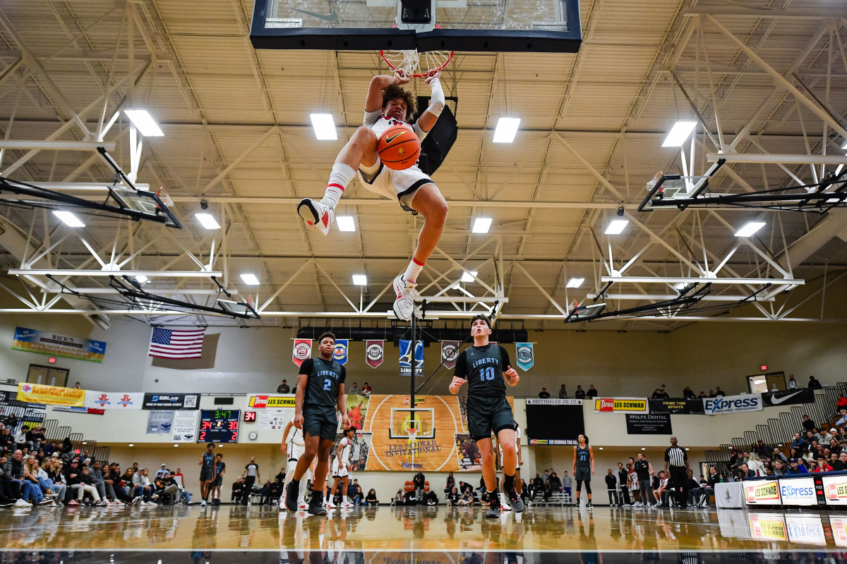 Liberty Harvard Westlake boys basketball Les Schwab Invitational game December 27 2023 Naji Saker-56