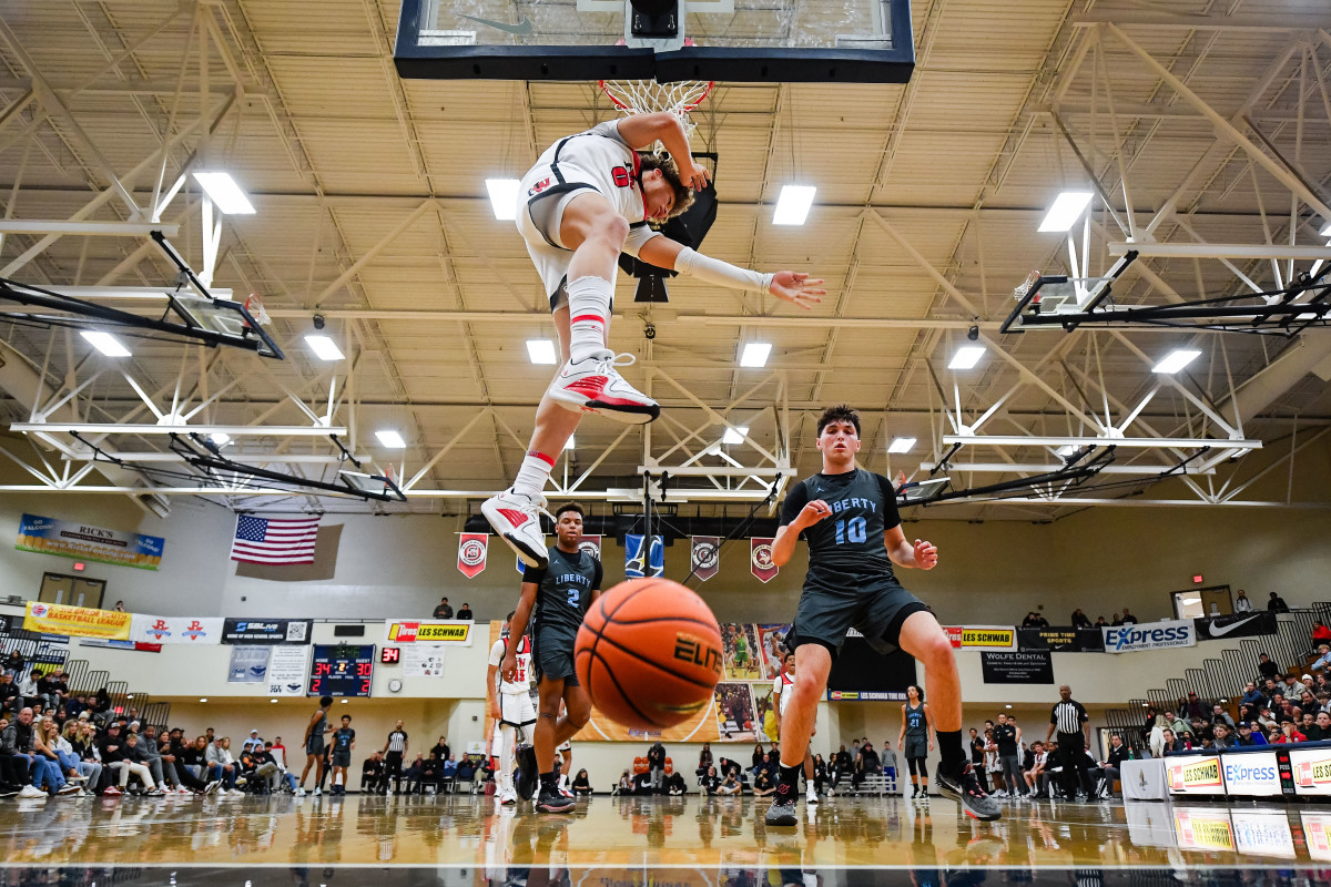 Liberty Harvard Westlake boys basketball Les Schwab Invitational game December 27 2023 Naji Saker-57