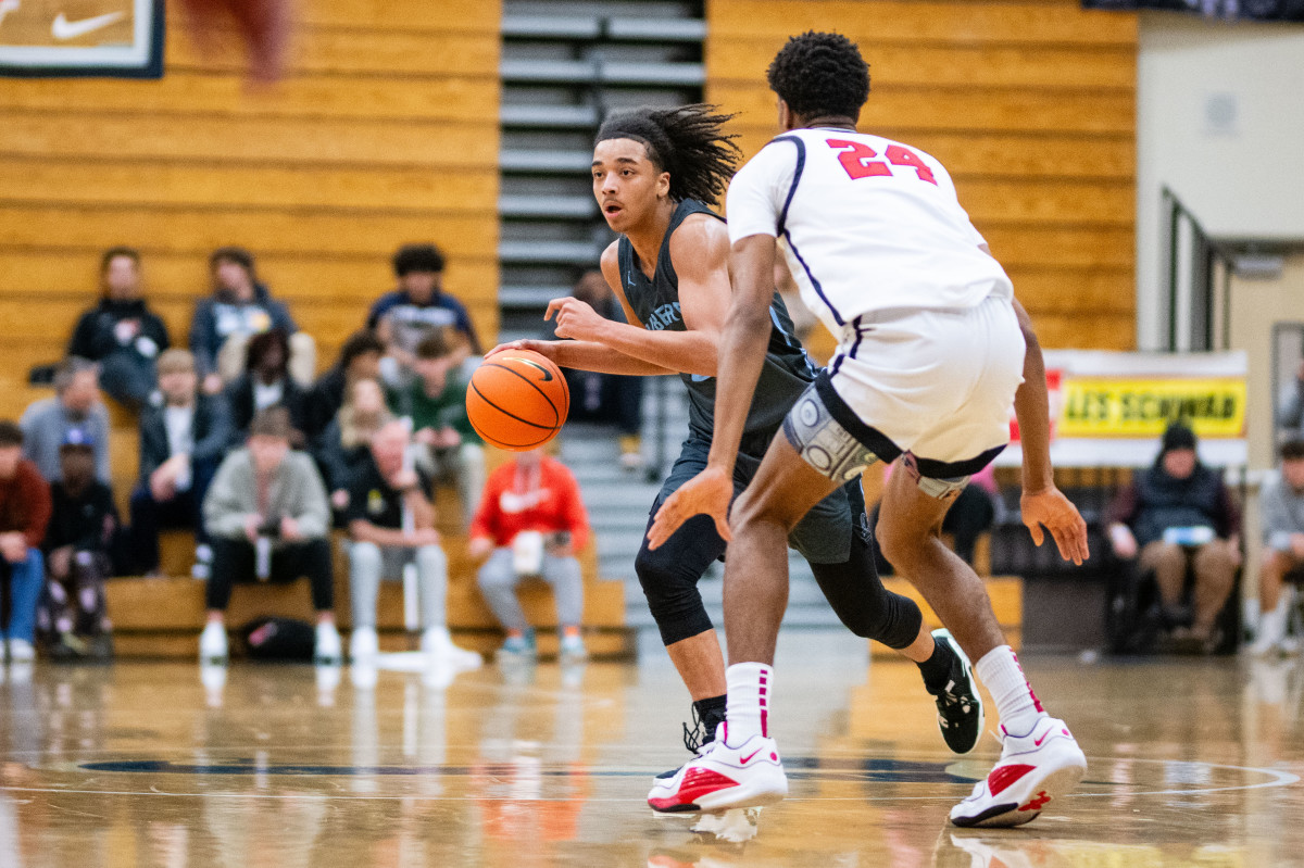 Liberty Harvard Westlake boys basketball Les Schwab Invitational game December 27 2023 Naji Saker-59