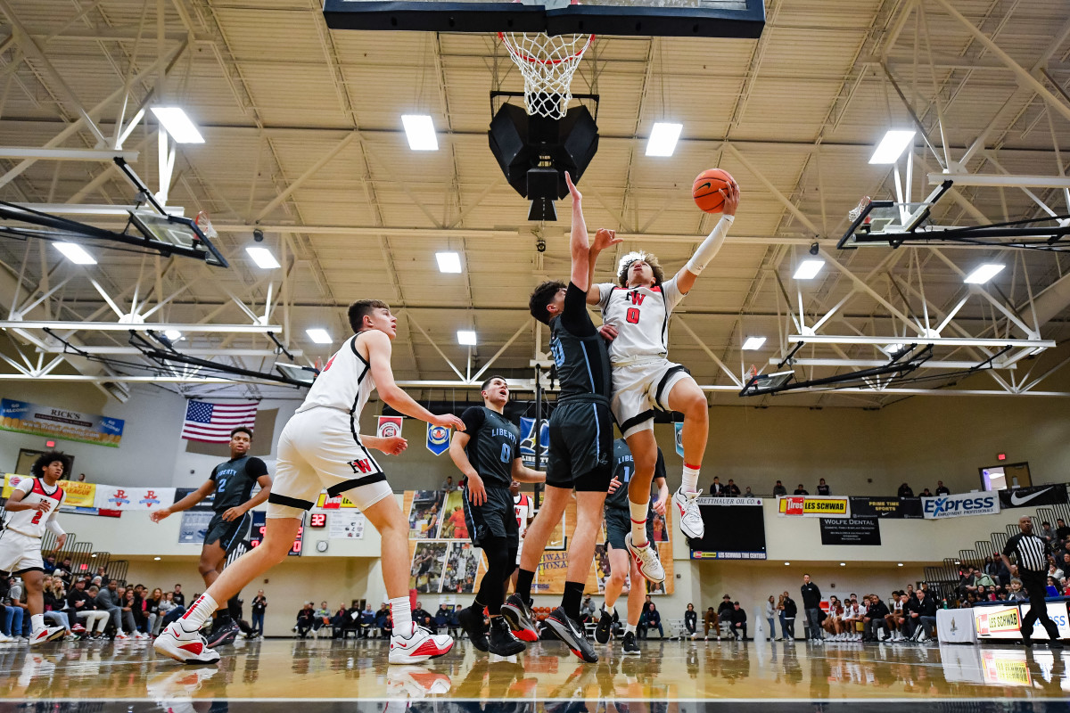 Liberty Harvard Westlake boys basketball Les Schwab Invitational game December 27 2023 Naji Saker-20