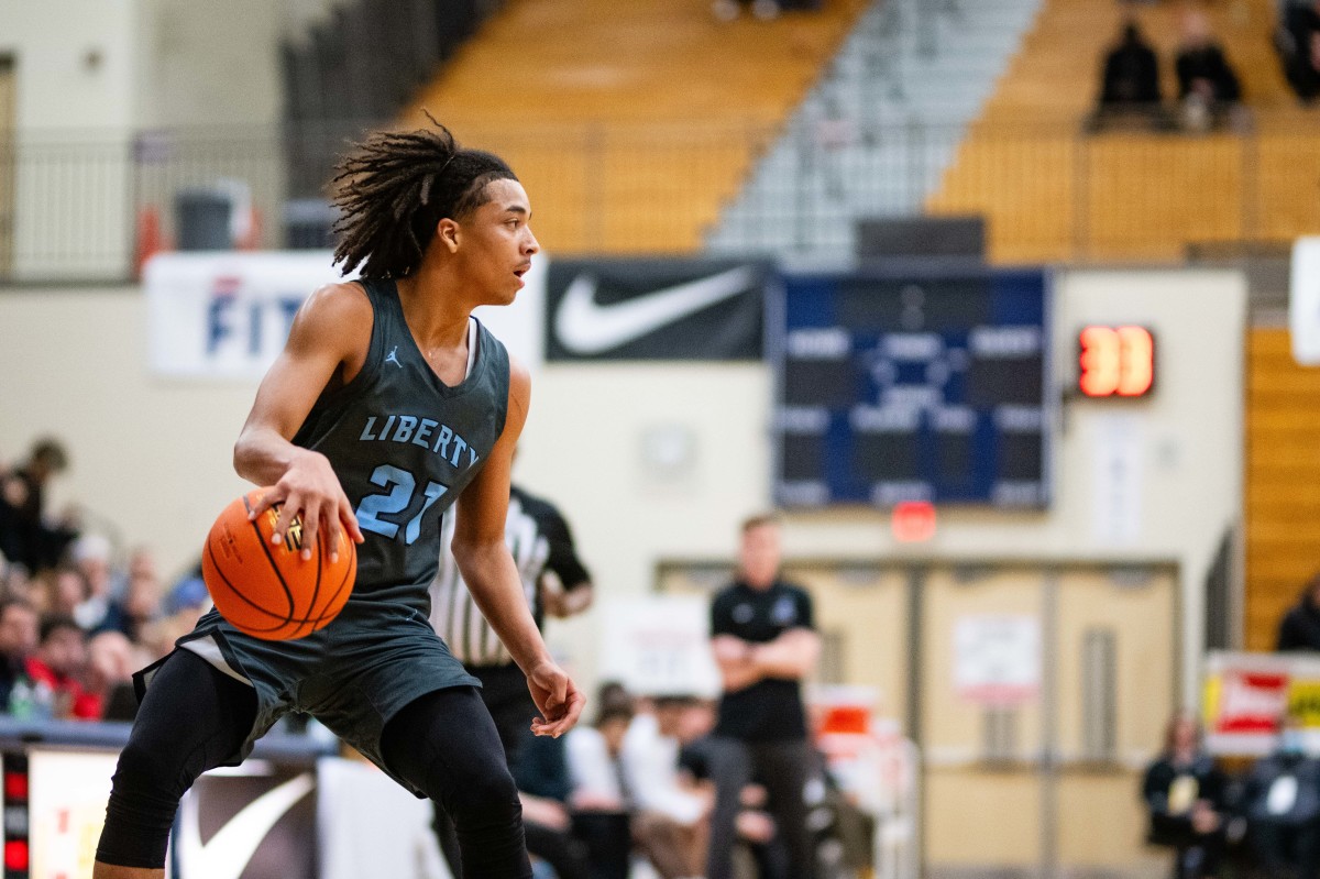 Liberty Harvard Westlake boys basketball Les Schwab Invitational game December 27 2023 Naji Saker-61