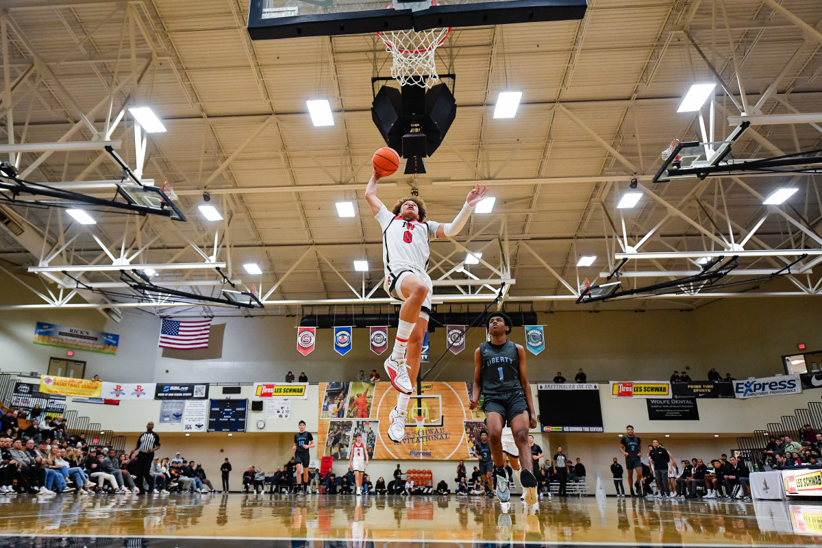 Liberty Harvard Westlake boys basketball Les Schwab Invitational game December 27 2023 Naji Saker-67