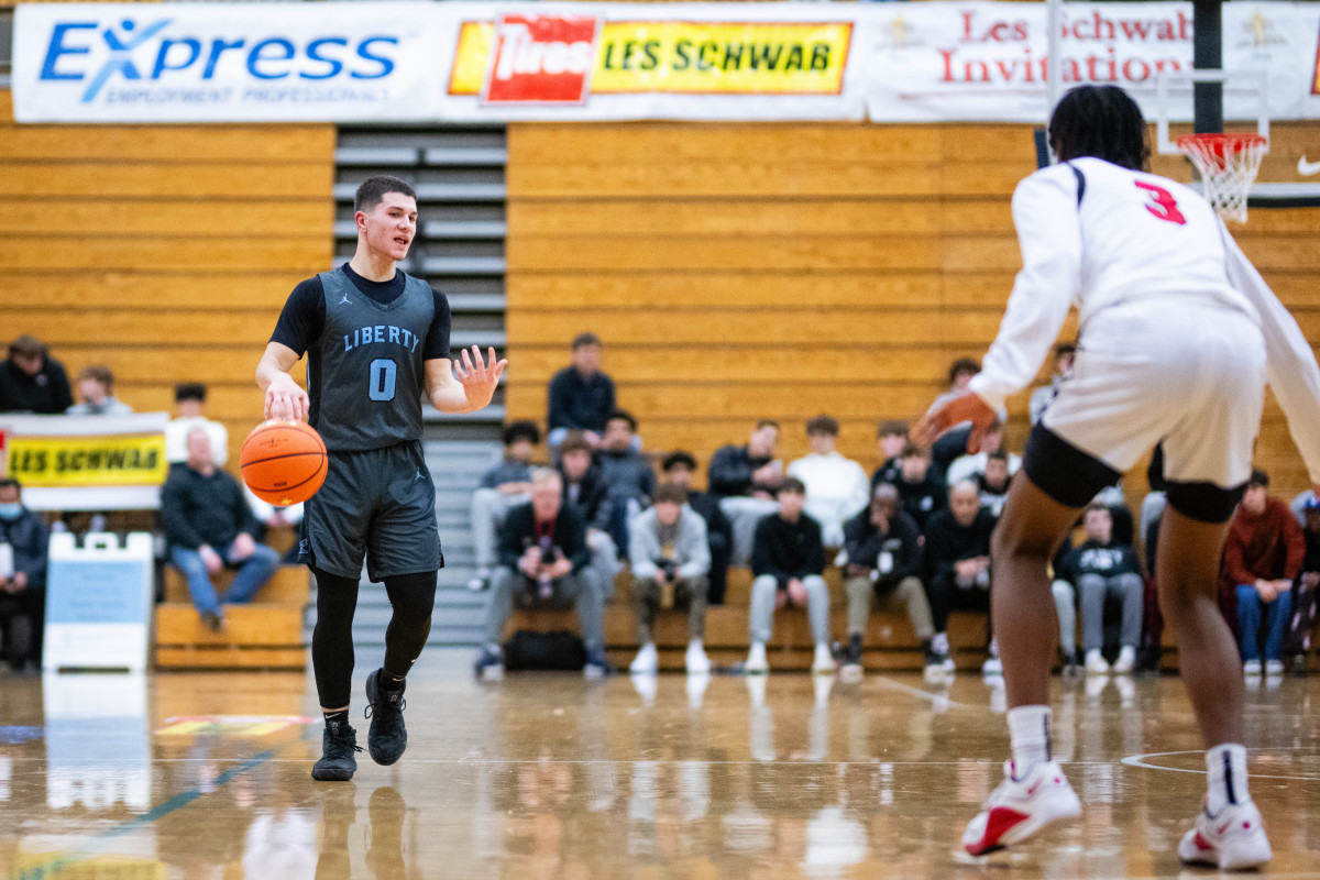 Liberty Harvard Westlake boys basketball Les Schwab Invitational game December 27 2023 Naji Saker-64