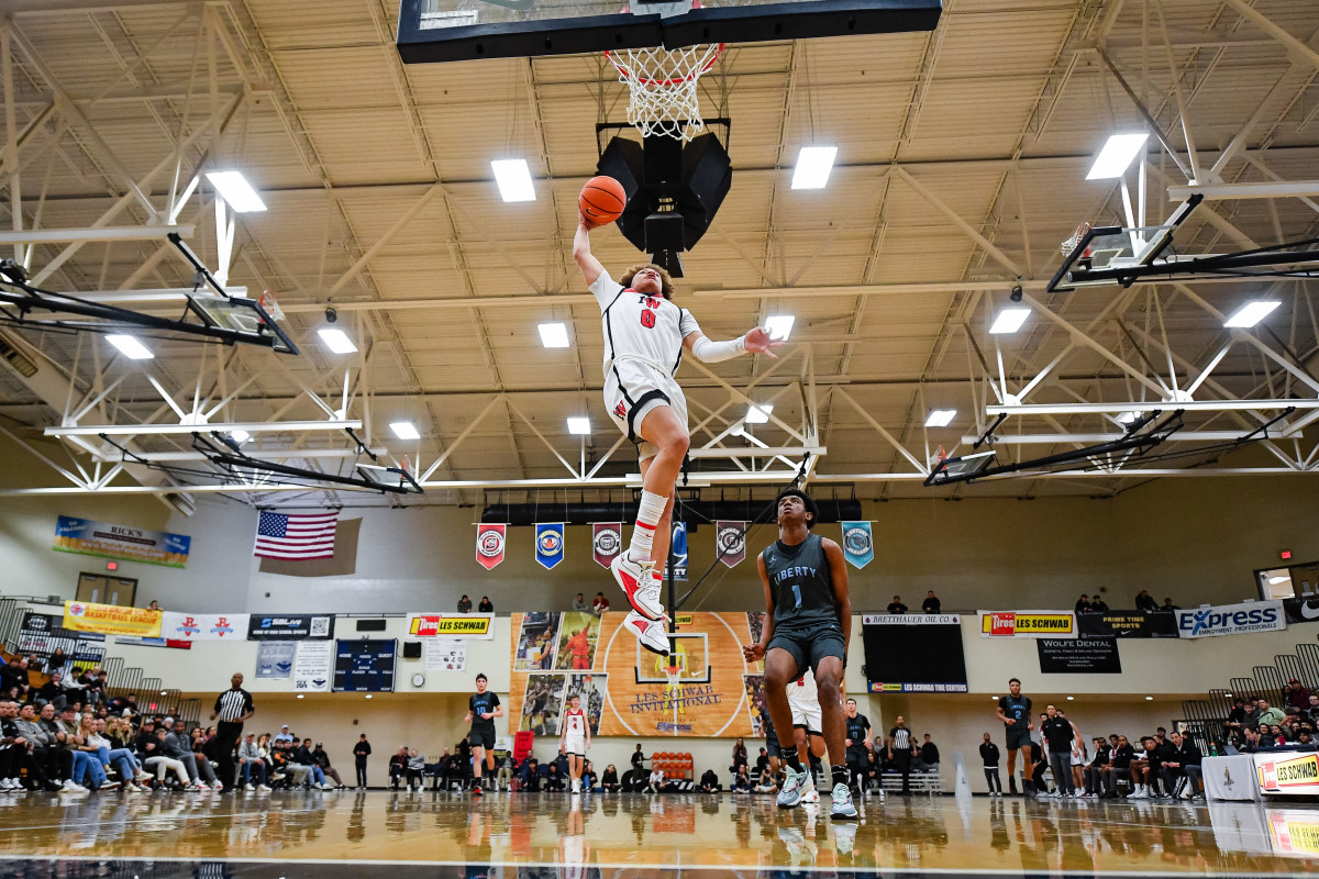 Liberty Harvard Westlake boys basketball Les Schwab Invitational game December 27 2023 Naji Saker-68