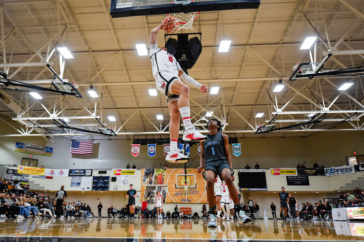 Liberty Harvard Westlake boys basketball Les Schwab Invitational game December 27 2023 Naji Saker-69