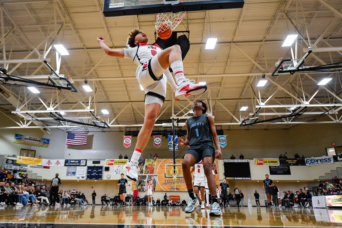 Liberty Harvard Westlake boys basketball Les Schwab Invitational game December 27 2023 Naji Saker-71